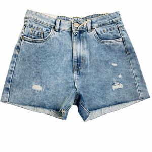 Chelsea Vintage Ultra High Rise Cutoff Distressed Blue Jean Shorts NEW